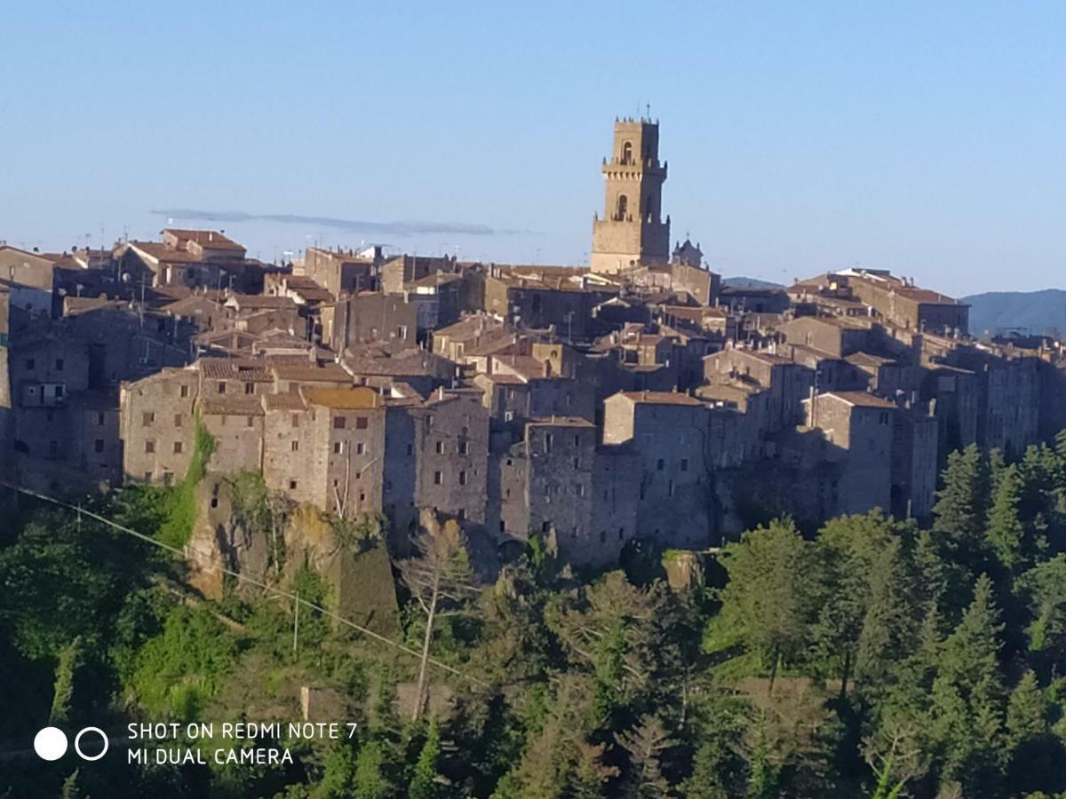 Mozzafiato Pitigliano Leilighet Eksteriør bilde